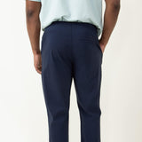 Copper & Oak Elastic File Tech Jogger Pants for Men in Blue