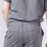 Union Paloma Seersucker 8” Shorts for Men in Grey