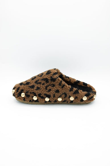 Vintage Havana Thrill Leopard Slippers for Women in Brown