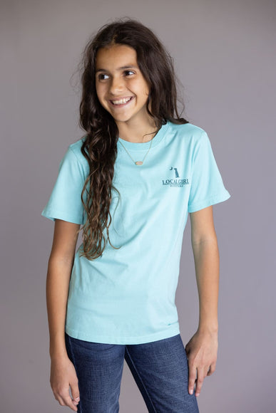 Local Girl Youth Rope T-Shirt in Mint
