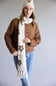 C.C. Daisy Scarf for Women in Heather Beige