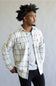 1897 Legends Stretch Flannel Shirt for Men in Silver Multi | 13000-SILMULTI