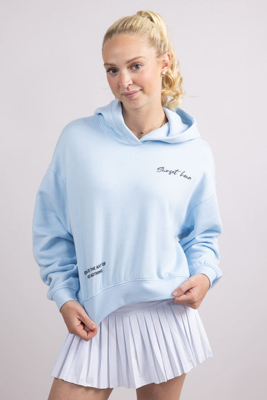1897 Active Sunset Hour Hoodie for Women in Light Blue