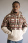 Ariat Color Block Hoodie for Men in Oatmeal