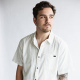 Billabong All-Day Stripe Shirt for Men in Off White