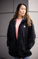Carhartt Rain Defender Loose-Fit Lightweight Insulated Hooded Coat for Women in Black