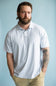 1897 Legends Geometric Polo for Men in Silver