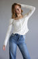 Free People Let’s Party Cardi Top for Women in Ivory