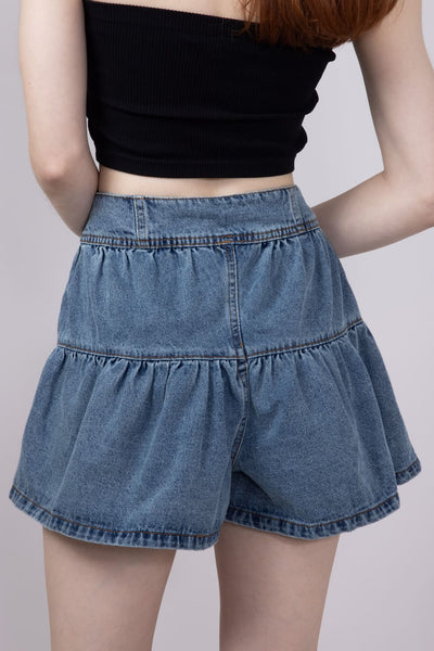 パンツ Her lip to Quilted Flare Bell Shorts herlipto 【11月18日(土)19時発売】 Quilted Flare Bell Shorts