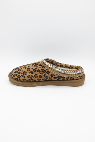 Katydid Leopard Slippers for Women in Brown