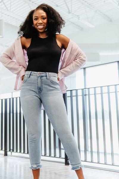 KanCan High Rise Cropped Skinny Jeans for Women