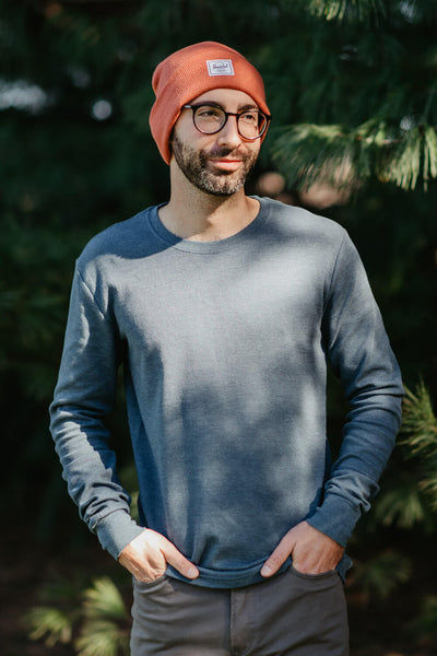 Herschel Elmer Cuff Beanie in Orange