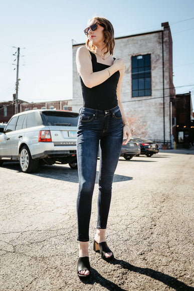 KanCan Whiskered Skinny Jeans for Women