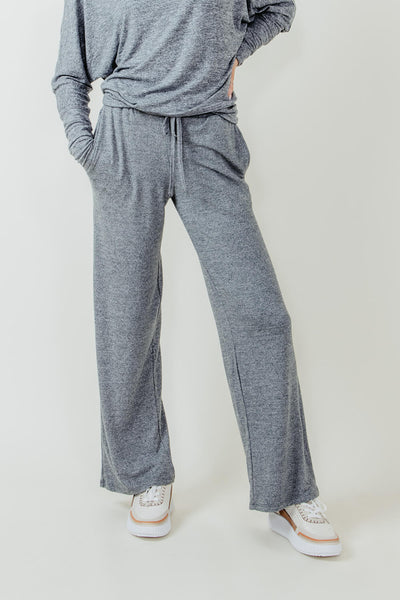 Mono B Hatchi Wide Leg for Women in Grey