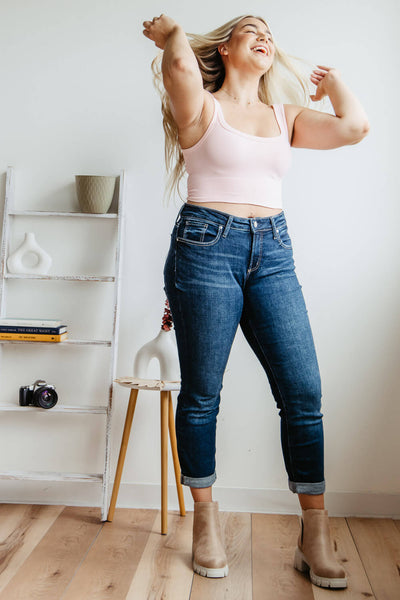 Silver Jeans Mid-Rise Boyfriend Jeans for Women