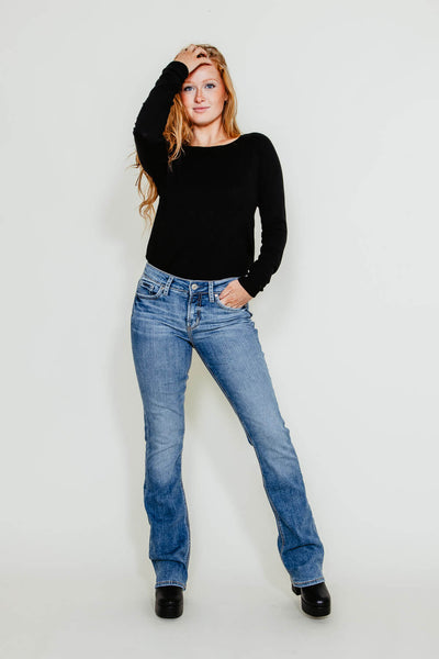 Silver Jeans Suki Bootcut Medium Wash 33” Jeans