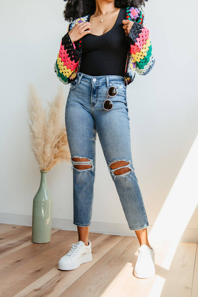 Silver Jeans Suki Straight Leg Crop Jeans for Women