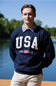 1897 Men USA Crewneck for Men in Navy