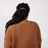 Miracle Waffle Cable Knit Sweater for Women in Camel
