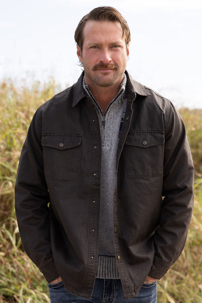 North River Wax Jacket for Men in Brown