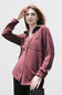 Thread & Supply Lewis Soft Luxe Button Up Shirt for Women in Wine Heather