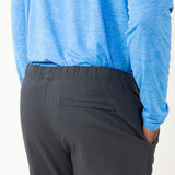 Copper & Oak Elastic File Tech Jogger Pants for Men in Grey