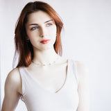 Seamless Double Layer Knit Tank Top for Women in Stone