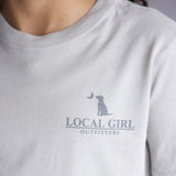 Local Girl Youth Floral T-Shirt in Grey | L5000013-SIL