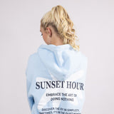 1897 Active Sunset Hour Hoodie for Women in Light Blue