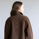 Aaron & Amber Suede Barn Jacket for Women in Brown