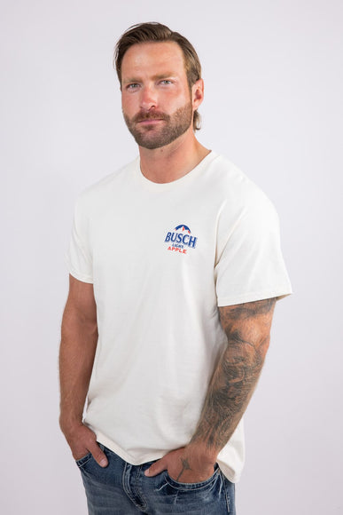 Busch Light Bad Apple T-Shirt for Men in Cream