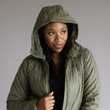 Columbia Copper Crest II Hooded Jacket for Women in Green