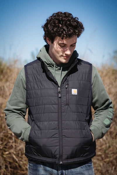Carhartt Lightweight Insulated Vest for Men in Black