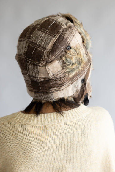 001-JFH-GROUP-TRAPPER-HAT-FAUX-FUR-BROWN-PLAID-FF06C-BROWN_8bdf2795-78cf-4832-a7fa-7251b2e4a0f6
