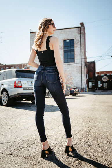 KanCan Whiskered Skinny Jeans for Women