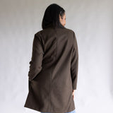 Love Tree Long Coat for Women in Espresso