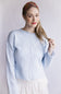 Mimosa Classic Lightweight Cardigan Top for Women in Baby Blue