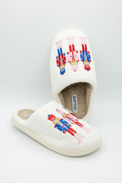 Nutcracker Slippers for Women in White