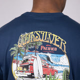 Quiksilver Pacifico Search For Beauty T-Shirt for Men in Navy