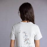 Local Girl Youth Floral T-Shirt in Grey | L5000013-SIL