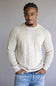 1897 Original Cable Crew Sweater for Men in Oatmeal Heather