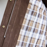 Aaron & Amber Suede Barn Jacket for Women in Brown