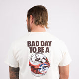 Busch Light Bad Apple T-Shirt for Men in Cream