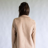 Love Tree Long Coat for Women in Camel