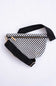 Weave Checked Bag for Women in Black