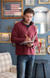 1897 Legends Quarter Zip Neck Sweater for Men in Bordeaux