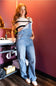 Hidden Dylan Denim Overalls for Women in Medium Wash