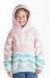 Simply Southern Youth Sun and Sea Patch Hoodie for Girls in Pink