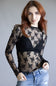 Free People Intimately Lady Lux Sheer Layering Top for Women in Black