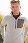 Patagonia Men’s R1 Air Zip Neck in Pelican